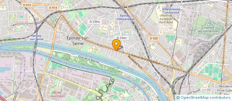 localisation de l'entreprise MONSIEUR AMINE EL GHARIBI à EPINAY-SUR-SEINE