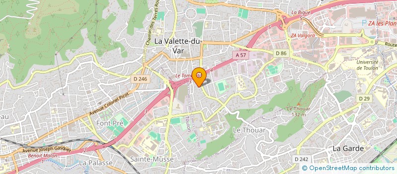 localisation de l'entreprise MONSIEUR AMINE EL HEKKIOUI à LA VALETTE-DU-VAR