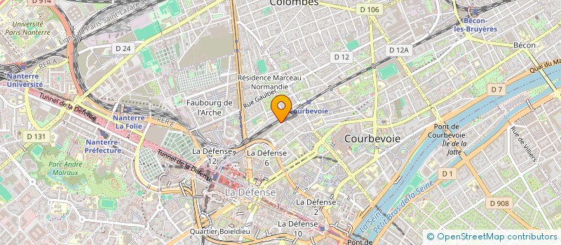 localisation de l'entreprise MONSIEUR AMINE EL KHAMLICHI  COURBEVOIE