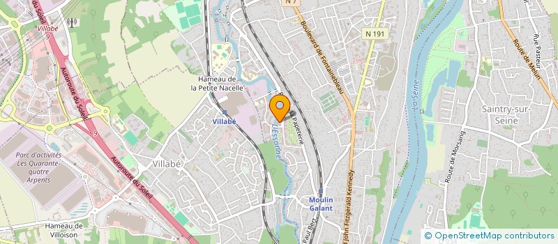 localisation de l'entreprise MONSIEUR AMINE EL MELIANI à CORBEIL-ESSONNES