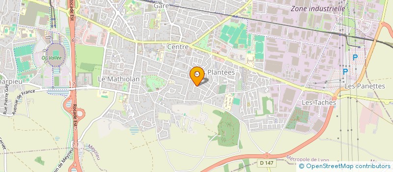 localisation de l'entreprise MONSIEUR AMINE EL MHARZI  MEYZIEU