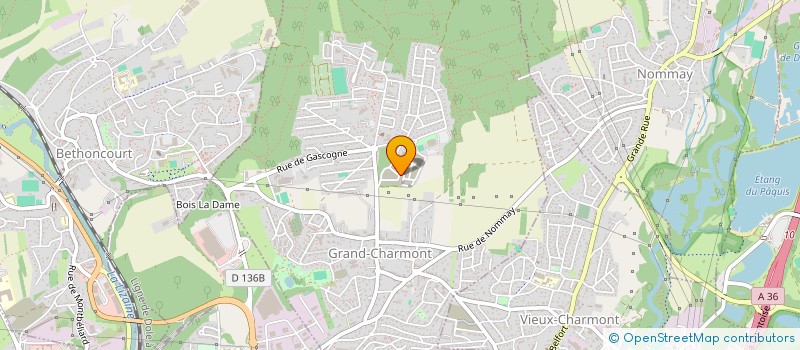 localisation de l'entreprise MONSIEUR AMINE ERRFIG  GRAND-CHARMONT