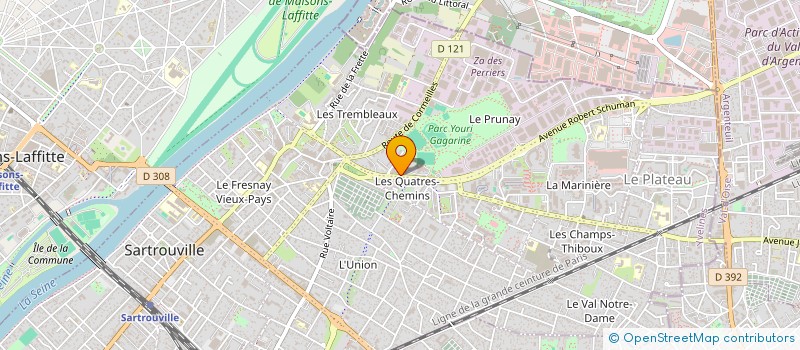 localisation de l'entreprise MONSIEUR AMINE ETTAHIRI à SARTROUVILLE