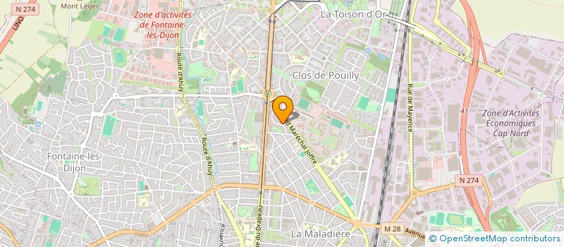 localisation de l'entreprise MONSIEUR AMINE FILLALI à DIJON