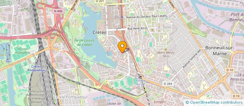 localisation de l'entreprise MONSIEUR AMINE GHIVALLA  CRETEIL