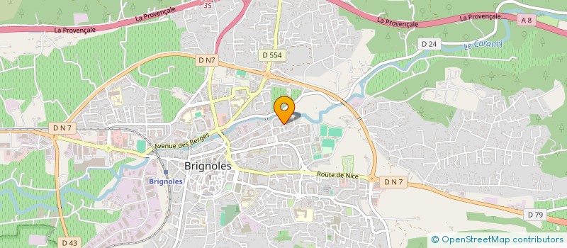 localisation de l'entreprise MONSIEUR AMINE GHOLAMI à BRIGNOLES