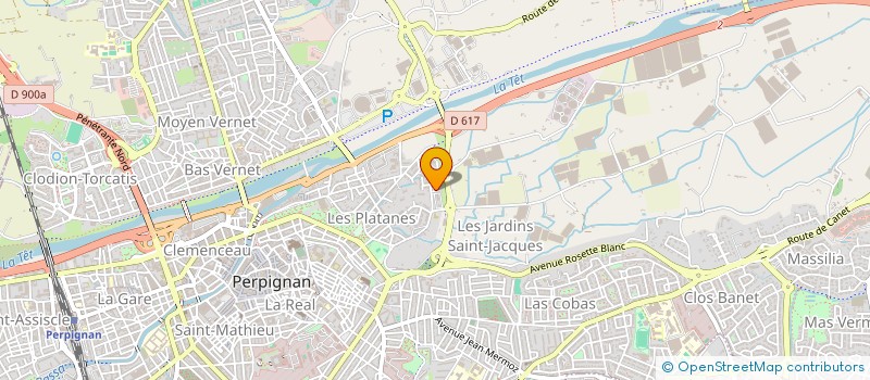 localisation de l'entreprise MONSIEUR AMINE GHOUA  PERPIGNAN