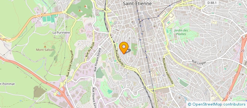 localisation de l'entreprise MONSIEUR AMINE HADJ BENHALIMA  SAINT-ETIENNE