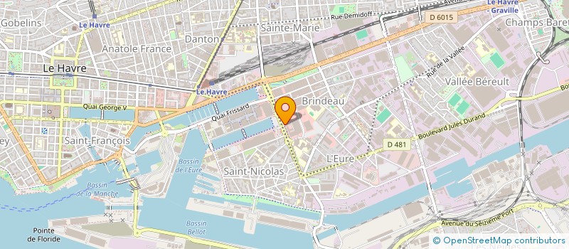 localisation de l'entreprise MONSIEUR AMINE HADJ HACENE  LE HAVRE