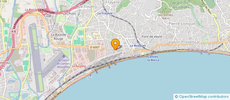 localisation de l'entreprise MONSIEUR AMINE HADJ HENNI à CANNES