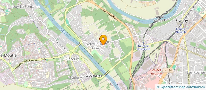 localisation de l'entreprise MONSIEUR AMINE HADRA à PONTOISE