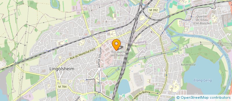 localisation de l'entreprise MONSIEUR AMINE HAFID  LINGOLSHEIM