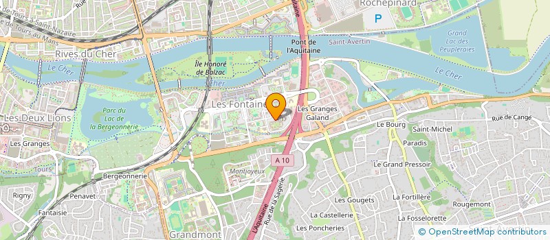 localisation de l'entreprise MONSIEUR AMINE HALLAZ  TOURS