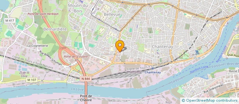 localisation de l'entreprise MONSIEUR AMINE HALLOUMI à NANTES