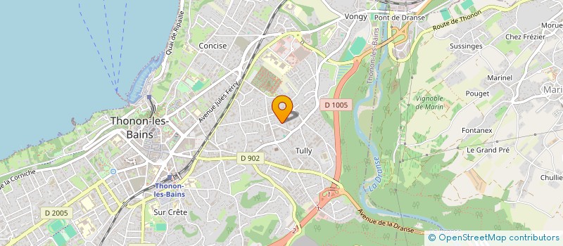 localisation de l'entreprise MONSIEUR AMINE HAMIDI à THONON-LES-BAINS