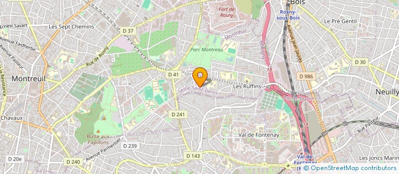 localisation de l'entreprise MONSIEUR AMINE HAMZAOUI à MONTREUIL