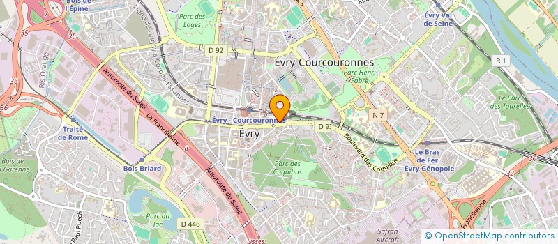 localisation de l'entreprise MONSIEUR AMINE HANAFI à EVRY-COURCOURONNES