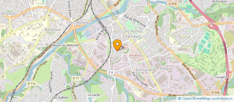 localisation de l'entreprise MONSIEUR AMINE HELAOUI  LIMOGES