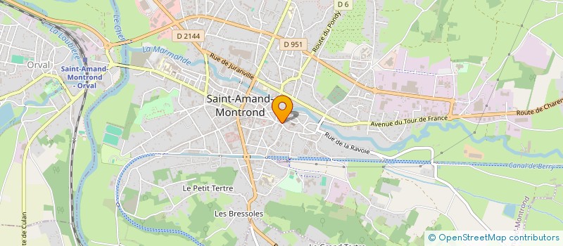 localisation de l'entreprise MONSIEUR AMINE HIRECHE  SAINT-AMAND-MONTROND
