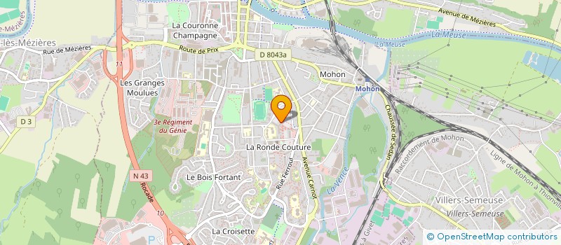 localisation de l'entreprise MONSIEUR AMINE HRAIBA  CHARLEVILLE-MEZIERES