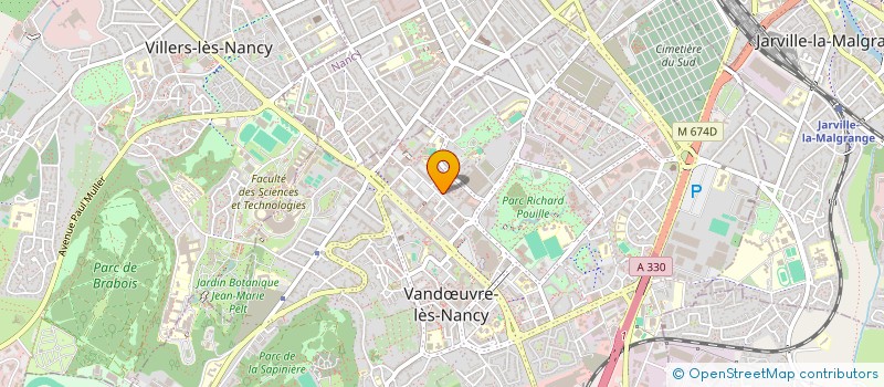 localisation de l'entreprise MONSIEUR AMINE HUSSEIN  VANDUVRE-LES-NANCY