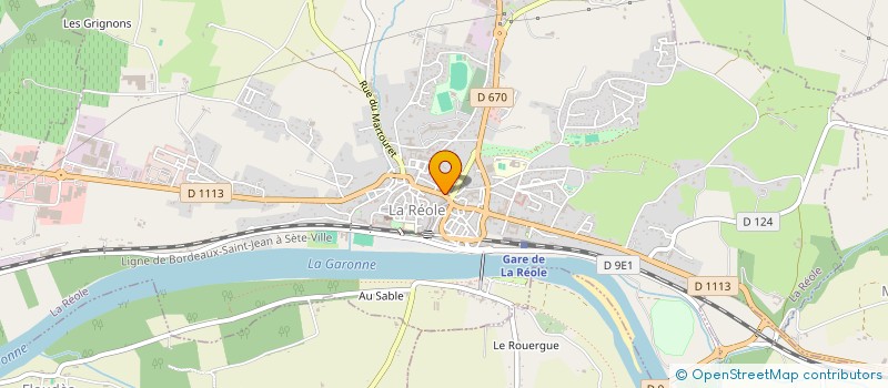 localisation de l'entreprise MONSIEUR AMINE JAIT  LA REOLE