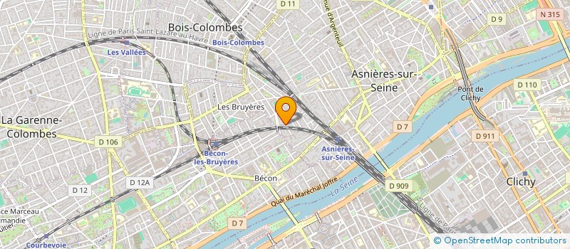 localisation de l'entreprise MONSIEUR AMINE KADA BELDJILALI à ASNIERES-SUR-SEINE