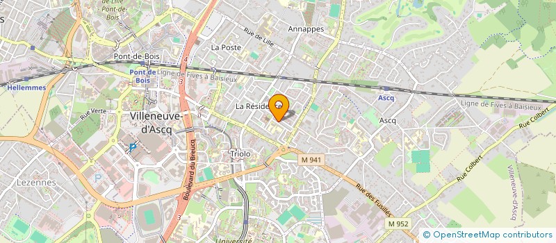 localisation de l'entreprise MONSIEUR AMINE KAICHOUH  VILLENEUVE-D'ASCQ