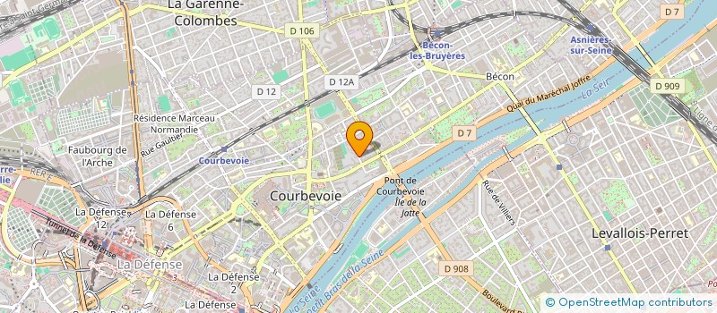 localisation de l'entreprise MONSIEUR AMINE KAMAL à COURBEVOIE
