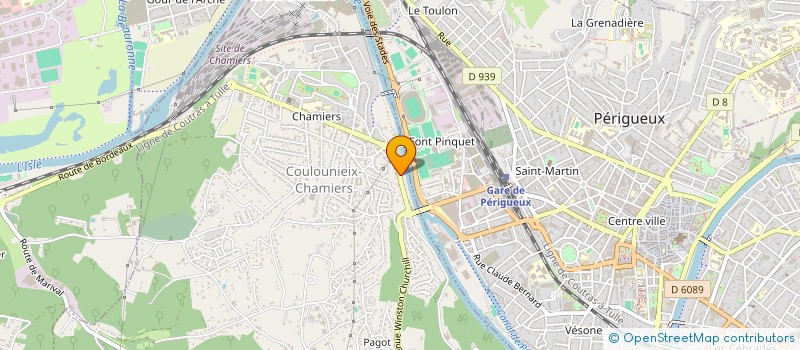 localisation de l'entreprise MONSIEUR AMINE KARRICHE  COULOUNIEIX-CHAMIERS