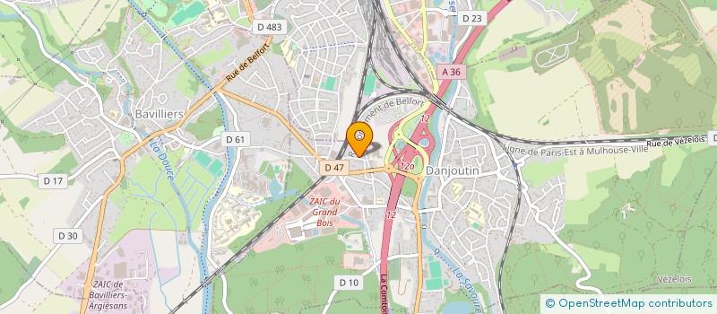 localisation de l'entreprise MONSIEUR AMINE KARROUT  DANJOUTIN