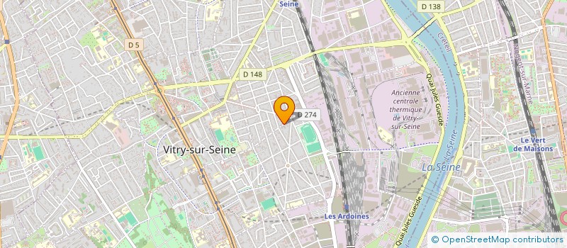 localisation de l'entreprise MONSIEUR AMINE KASIMI  VITRY-SUR-SEINE