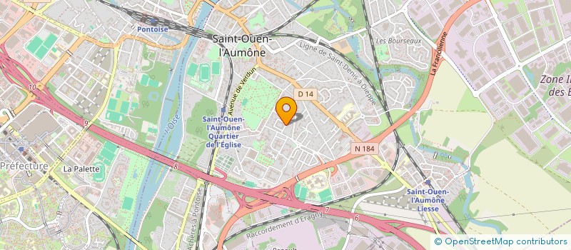 localisation de l'entreprise MONSIEUR AMINE KASSID à SAINT-OUEN-L'AUMONE
