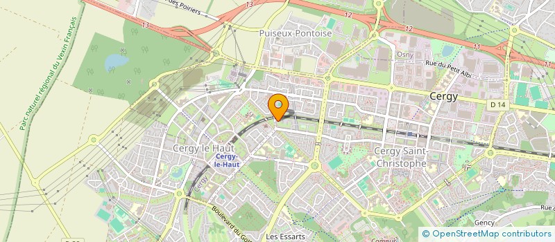 localisation de l'entreprise MONSIEUR AMINE KHALDI  CERGY