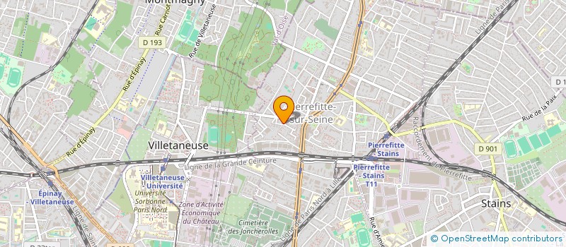 localisation de l'entreprise MONSIEUR AMINE KHALFALLAH à PIERREFITTE-SUR-SEINE