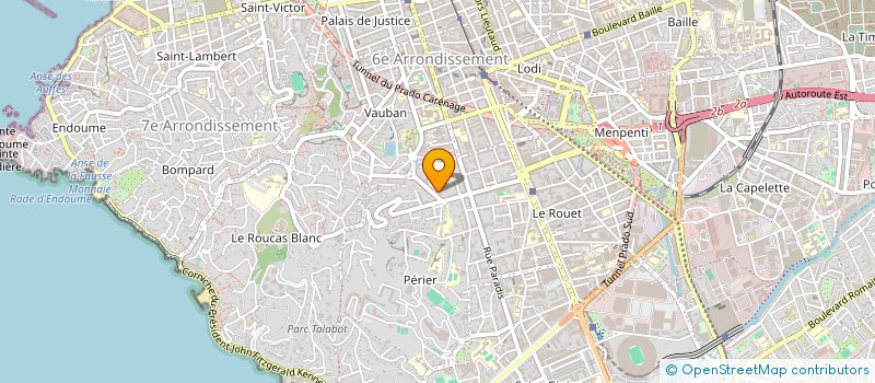 localisation de l'entreprise MONSIEUR AMINE KHARKHACHE  MARSEILLE