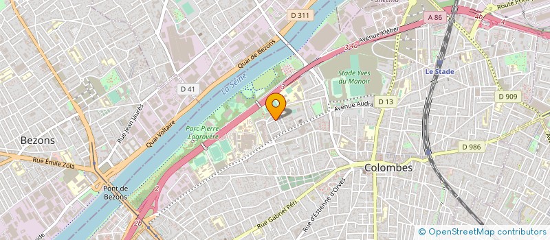 localisation de l'entreprise MONSIEUR AMINE KHENNAOUI à COLOMBES