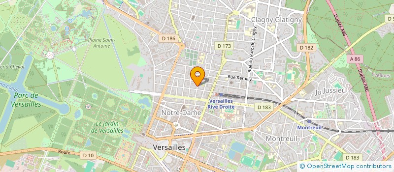 localisation de l'entreprise MONSIEUR AMINE KHODRI  VERSAILLES