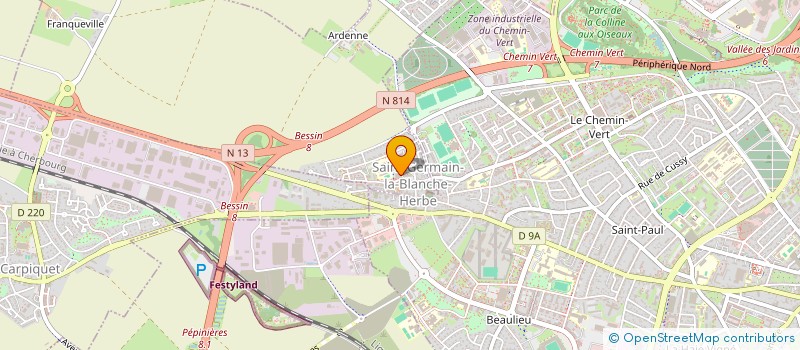 localisation de l'entreprise MONSIEUR AMINE KHOUJANE  SAINT-GERMAIN-LA-BLANCHE-HERBE