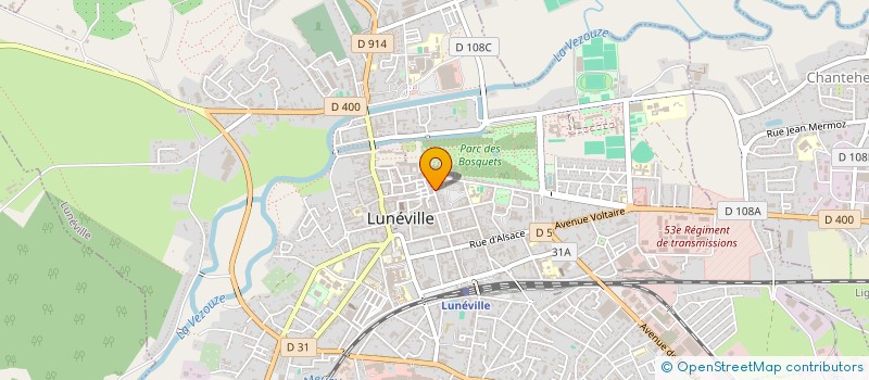 localisation de l'entreprise MONSIEUR AMINE KIDARI  LUNEVILLE