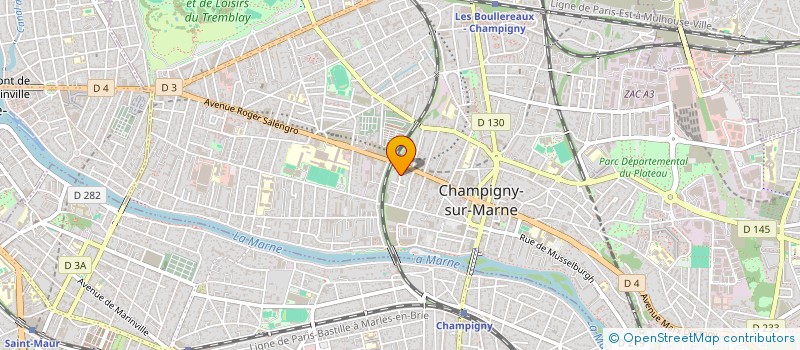 localisation de l'entreprise MONSIEUR AMINE KOUADRI BOUDJELTHIA  CHAMPIGNY-SUR-MARNE