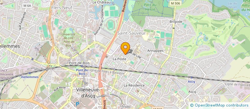 localisation de l'entreprise MONSIEUR AMINE LABAB à VILLENEUVE-D'ASCQ