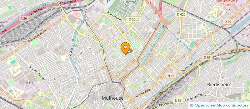 localisation de l'entreprise MONSIEUR AMINE LABIAD  MULHOUSE