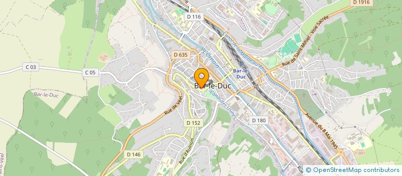 localisation de l'entreprise MONSIEUR AMINE LAKROUZ à BAR-LE-DUC