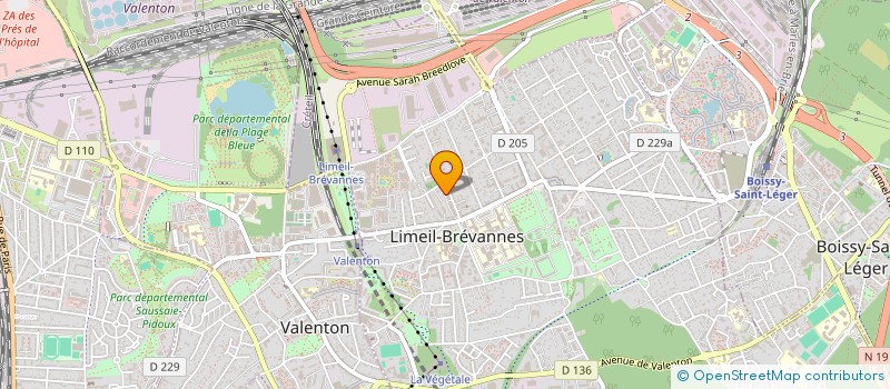 localisation de l'entreprise MONSIEUR AMINE LAMLOUM  LIMEIL-BREVANNES