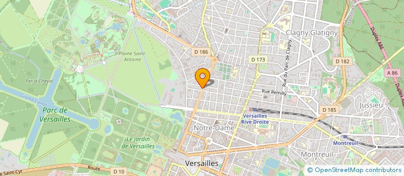 localisation de l'entreprise MONSIEUR AMINE LAMOURI à VERSAILLES