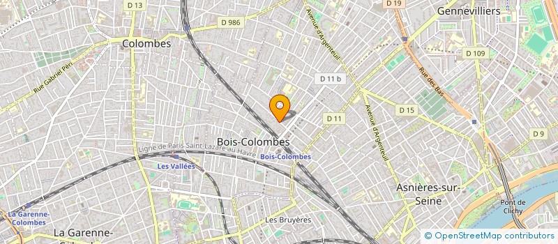 localisation de l'entreprise MONSIEUR AMINE LAOUBI à BOIS COLOMBES