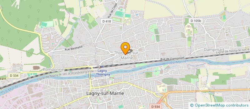 localisation de l'entreprise MONSIEUR AMINE LASSOUED  THORIGNY-SUR-MARNE