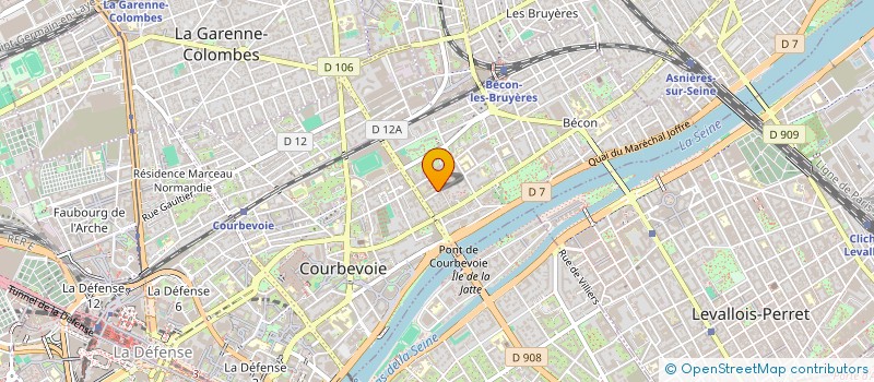 localisation de l'entreprise MONSIEUR AMINE LAZRAK à COURBEVOIE