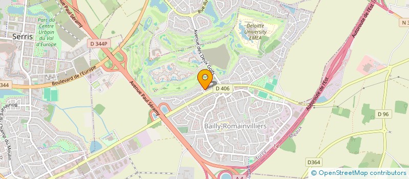 localisation de l'entreprise MONSIEUR AMINE LEBDI  BAILLY-ROMAINVILLIERS